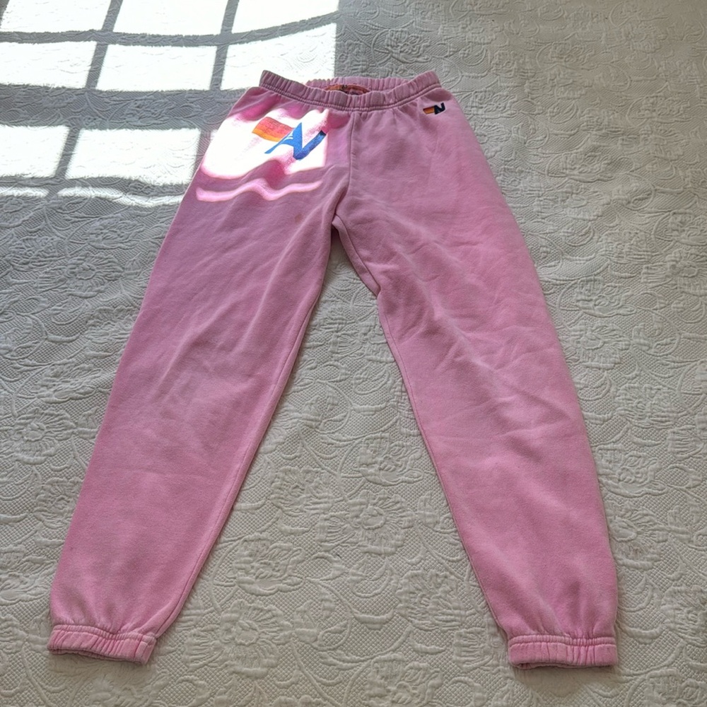 Aviator Nation pink sweatpants